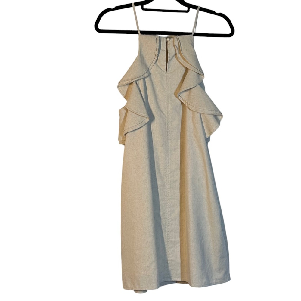 Linen Lux Linen Blend Shift Dress Size M
